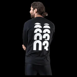 adidas Moto LS Tee Black Svart Discount