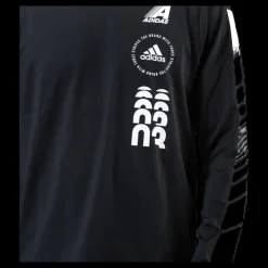 adidas Moto LS Tee Black Svart Discount