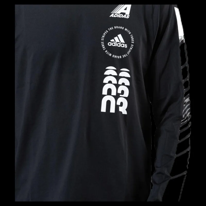 adidas Moto LS Tee Black Svart Discount