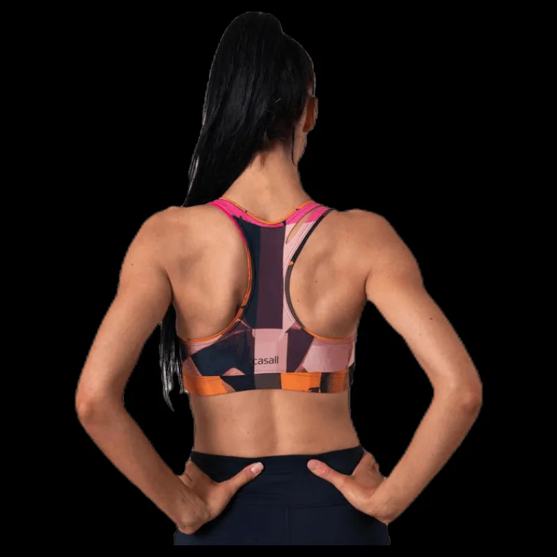 Casall Move Around Sports Bra Patterned Mönstrad