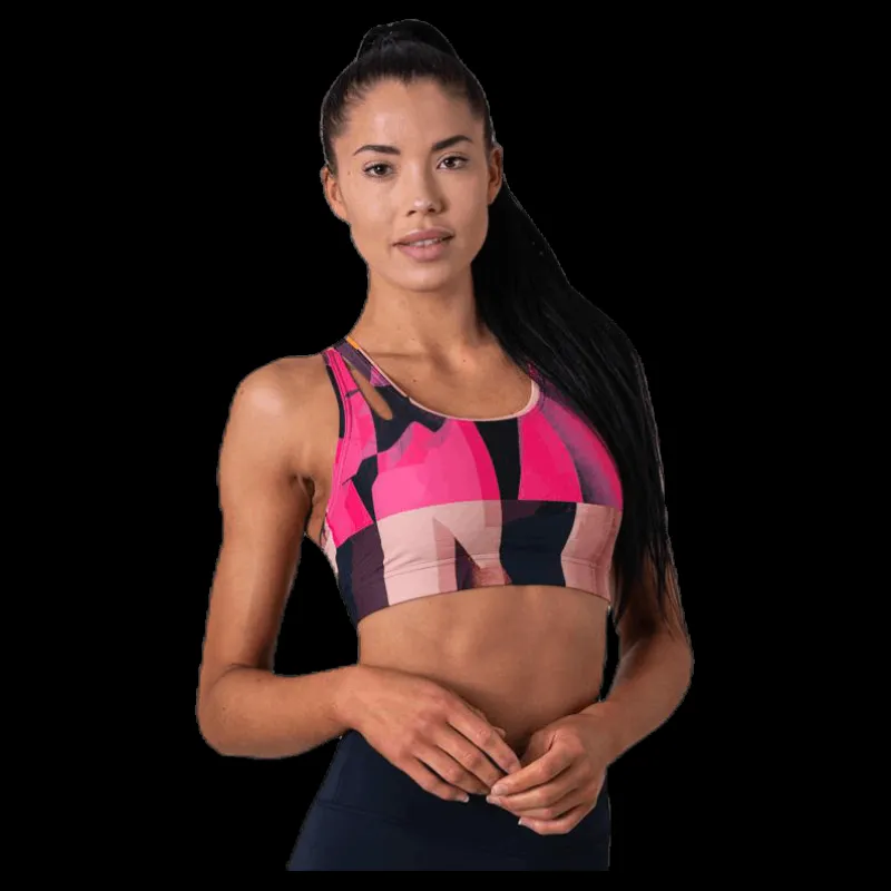 Casall Move Around Sports Bra Patterned Mönstrad