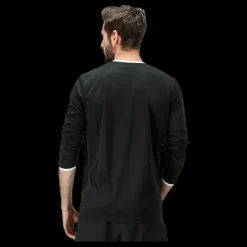 Hot Spalding Move Shooting Shirt L/S White/Black Vit och Svart