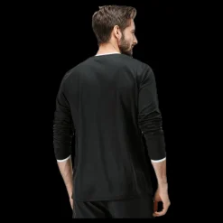 Hot Spalding Move Shooting Shirt L/S White/Black Vit och Svart
