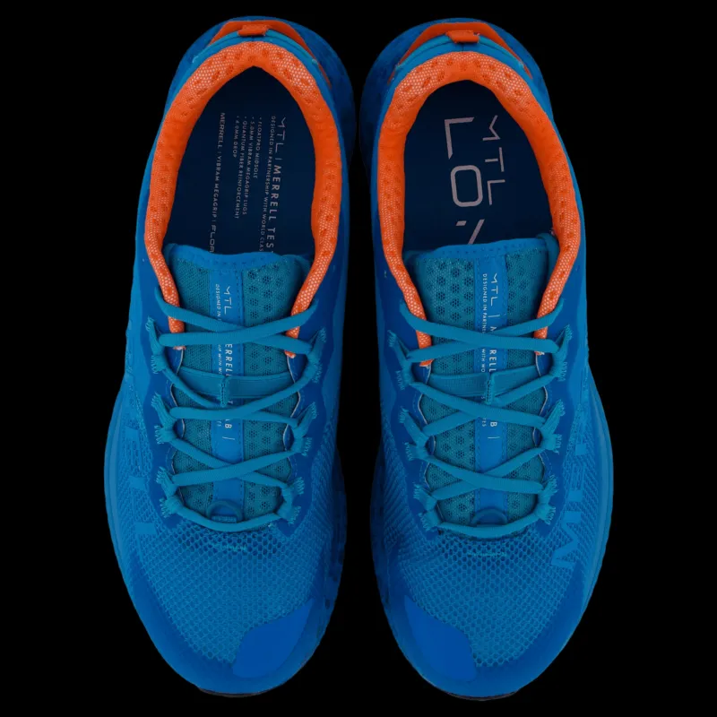 Merrell Mtl Long Sky 2 Tahoe/tangerine Blå Clearance