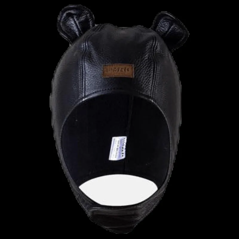 Discount Lindberg Musse Leather Cap Black Svart