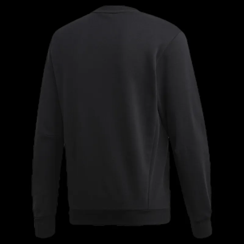 adidas Must Have Fitted Crew White/Black Svart Discount