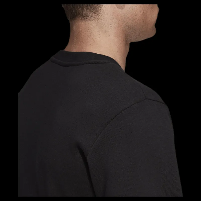 adidas Must Have Fitted Crew White/Black Svart Discount