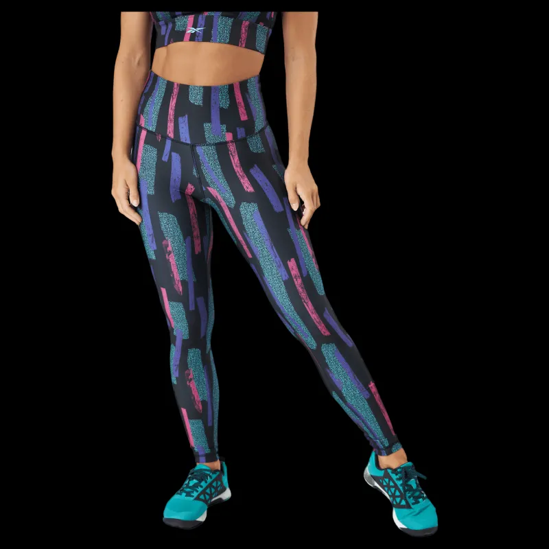 Reebok Myt Aop Poly Tight Seprpi Flerfärgad