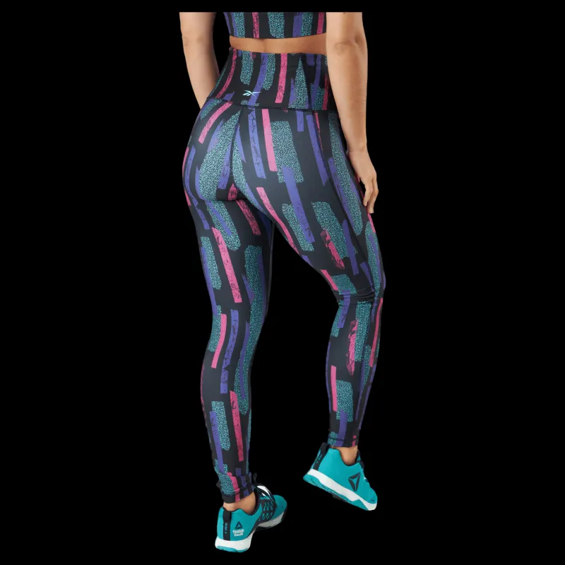 Reebok Myt Aop Poly Tight Seprpi Flerfärgad