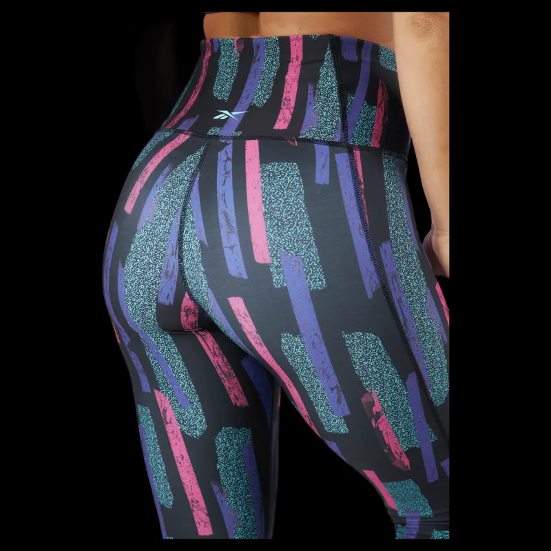 Reebok Myt Aop Poly Tight Seprpi Flerfärgad