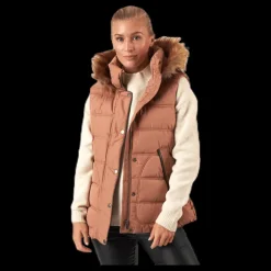 Tuxer Nadja Waistcoat Beige Clearance