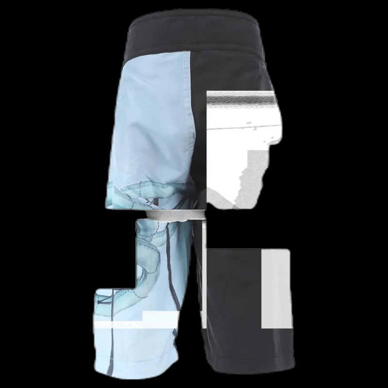 Outlet Molo Nalvaro Bathing Shorts Patterned/White Mönstrad och Vit