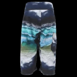Outlet Molo Nalvaro Bathing Shorts Patterned/Grey Mönstrad och Grå