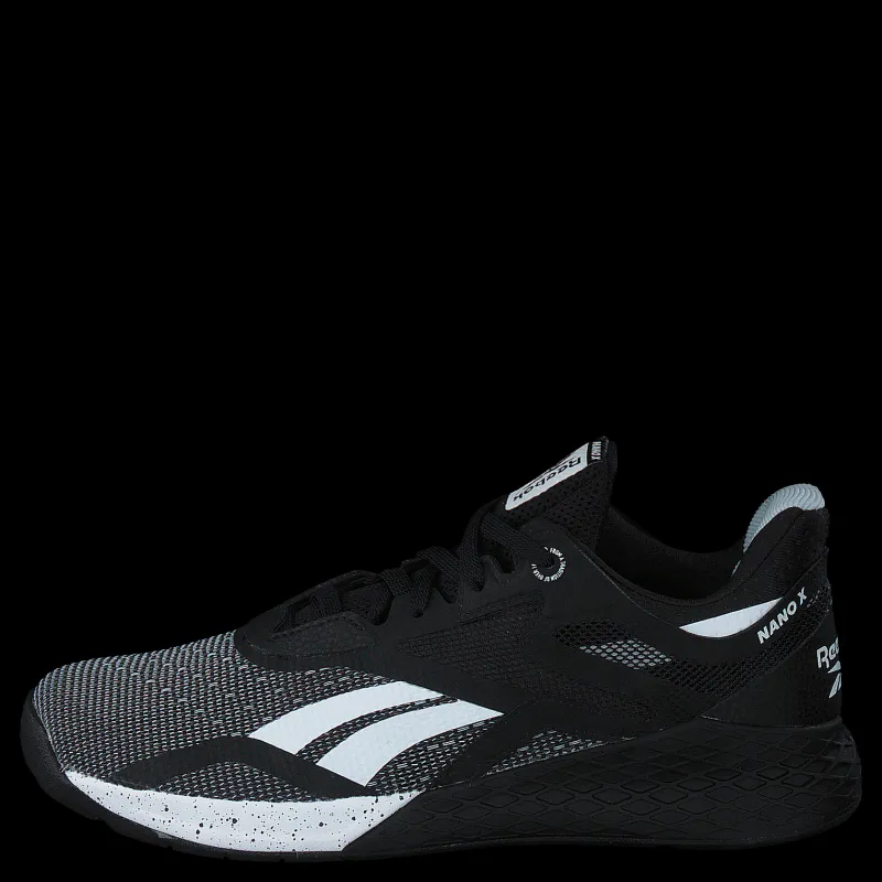 Discount Reebok Nano X Black/white/glass Blue Blå