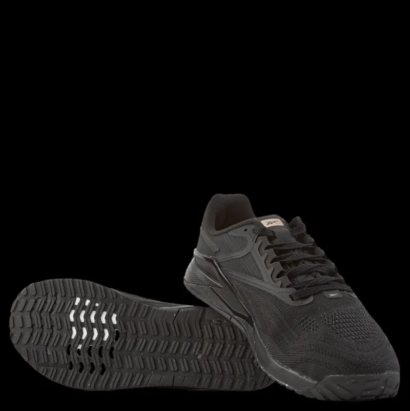 Reebok Nano X2 Cblack/purgry/rosgol Svart Outlet