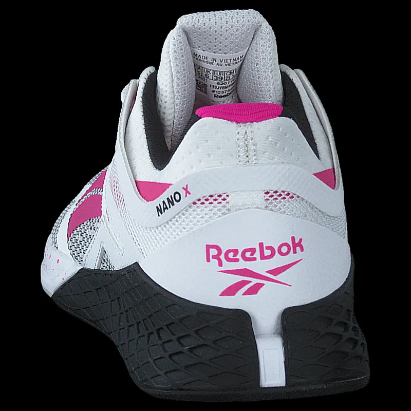 Reebok Nano X White/black/proud Pink Vit Best