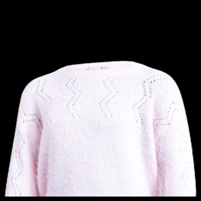 Sale Name It Navilia Ls Knit Pink Rosa