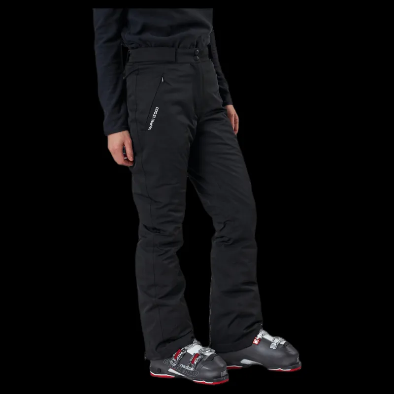 Discount Whistler Naya W Slim 4-way Stretch Ski Pant W-PRO 15000 Black Svart