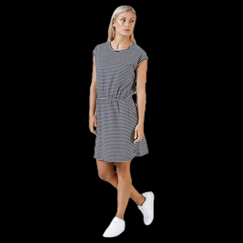 Hot Marine Neapel Dress Blue/White Blå och Vit