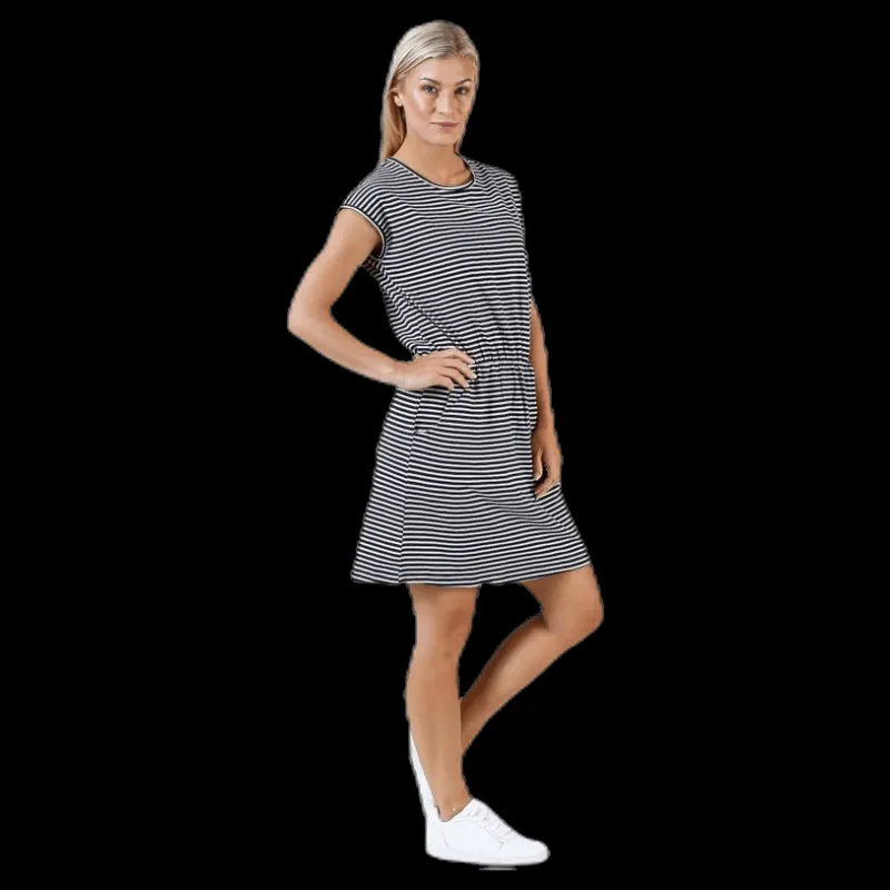 Hot Marine Neapel Dress Blue/White Blå och Vit