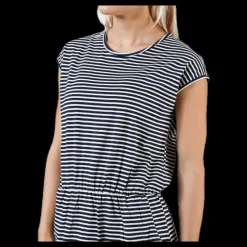Hot Marine Neapel Dress Blue/White Blå och Vit