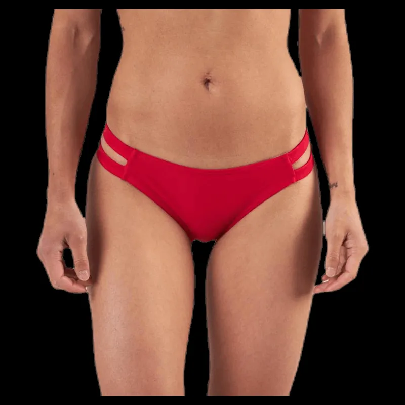 Discount Pieces Nella Bikini Brief Red Röd
