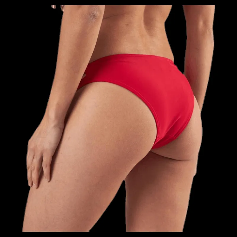 Discount Pieces Nella Bikini Brief Red Röd
