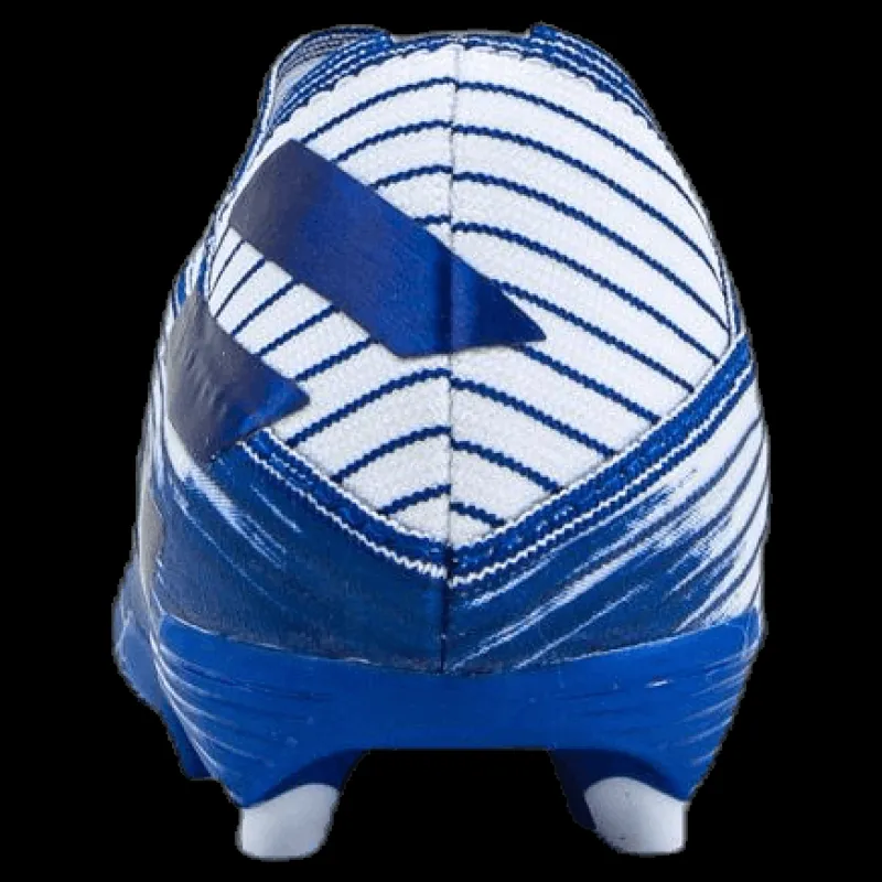 Best adidas Nemeziz 19.1 Firm Ground Boots Cloud White / Royal Blue / Royal Blue Blå