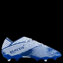 Best adidas Nemeziz 19.1 Firm Ground Boots Cloud White / Royal Blue / Royal Blue Blå