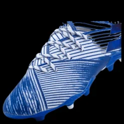 Best adidas Nemeziz 19.1 Firm Ground Boots Cloud White / Royal Blue / Royal Blue Blå