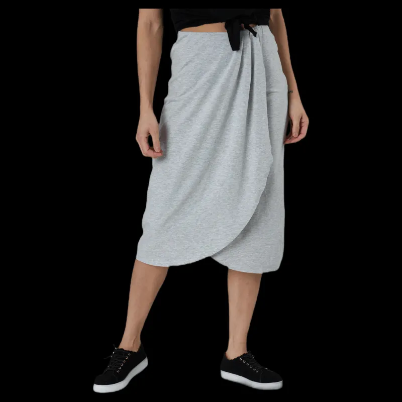 Clearance Pieces Neora Hw Skirt Grey Grå