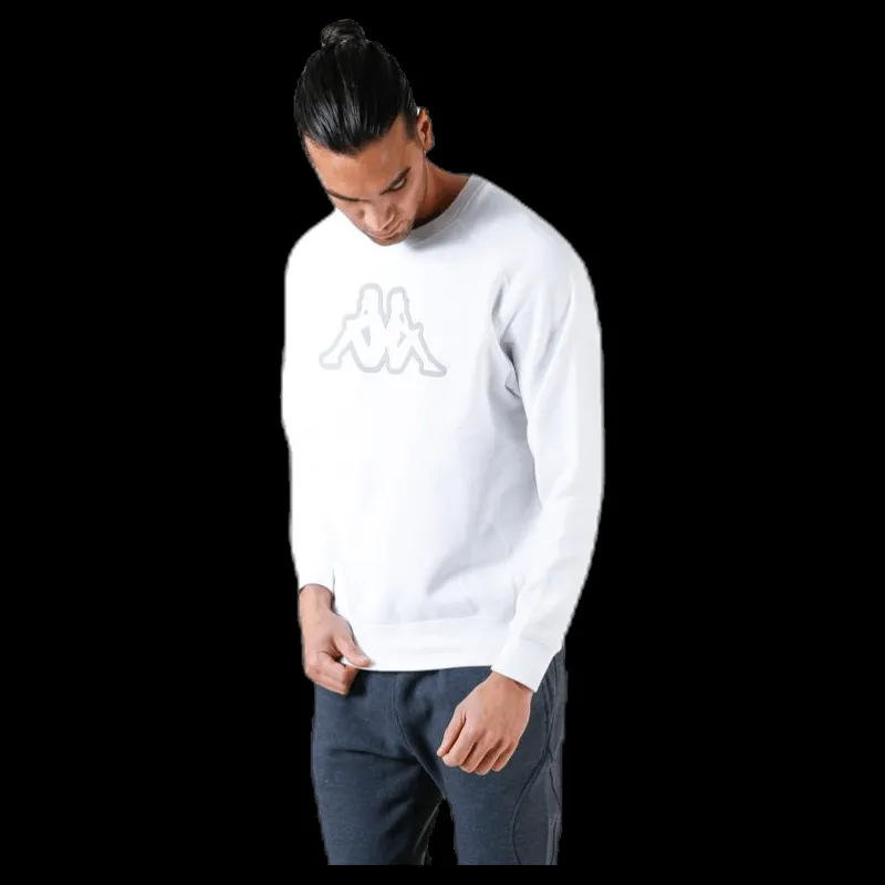 Outlet Kappa Nettuno Crewneck White Vit