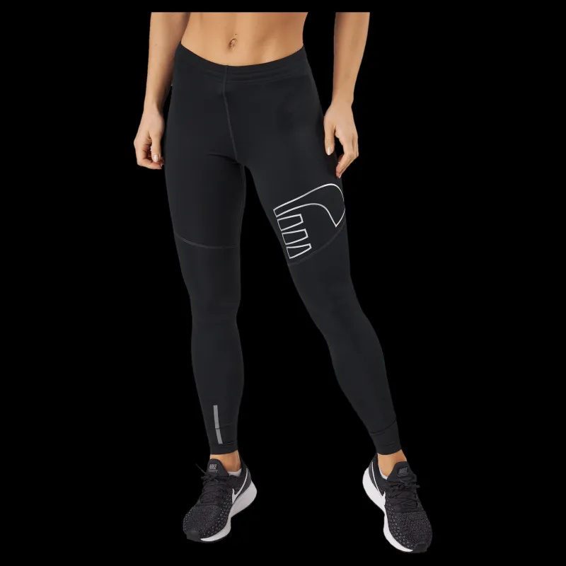 Hot Newline Core Tights Black Svart