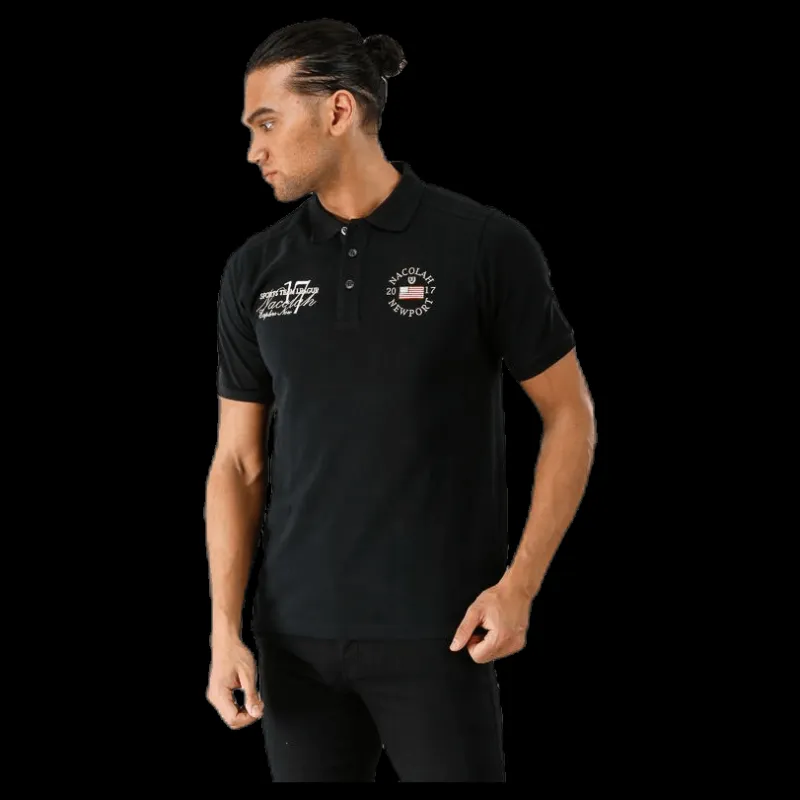 Nacolah Newport Polo Black Svart
