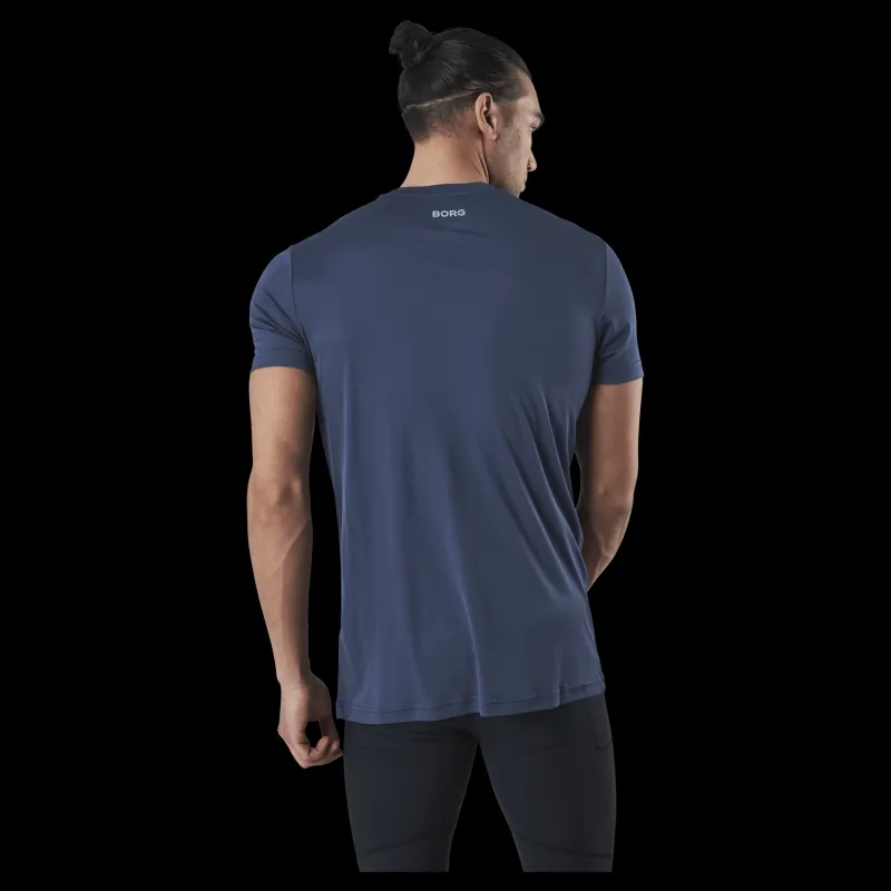 Björn Borg Night Perf Tee Blue Blå Online