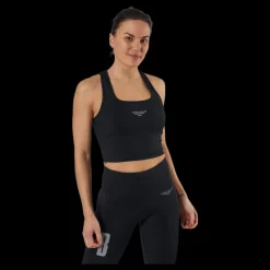 Sale Björn Borg Night Rib Crop Tank Black Svart