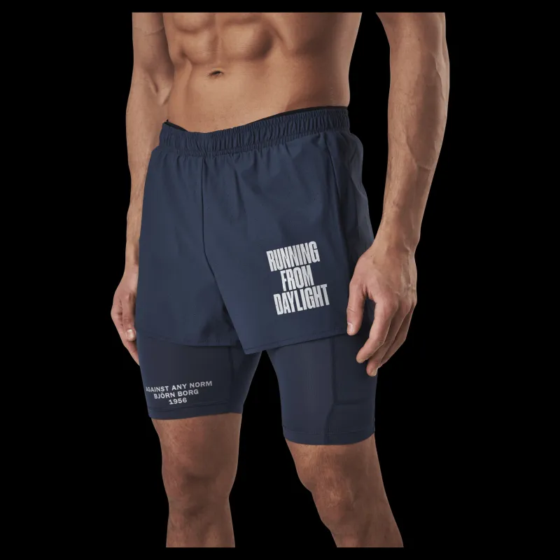 Björn Borg Night Shorts 2.5" Blue Blå Outlet