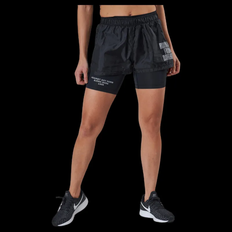 Björn Borg Night Shorts Black Svart Hot