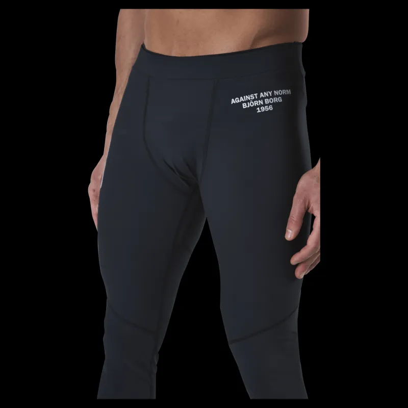 Clearance Björn Borg Night Tights Black Svart