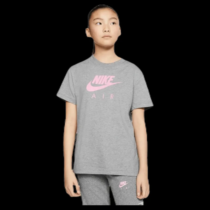 Nike Air Boyfriend Tee Grey Grå Hot