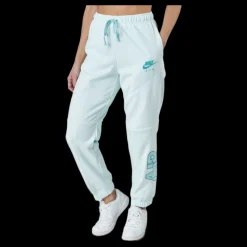 Nike Air Women's Fleece Pants Barely Green/light Dew/washed Blå Hot