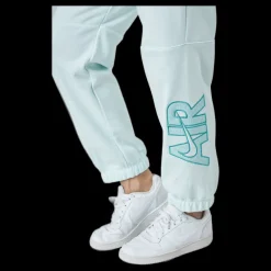 Nike Air Women's Fleece Pants Barely Green/light Dew/washed Blå Hot
