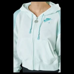 Sale Nike Air Women's Full-zip Flee Barely Green/light Dew/washed Blå