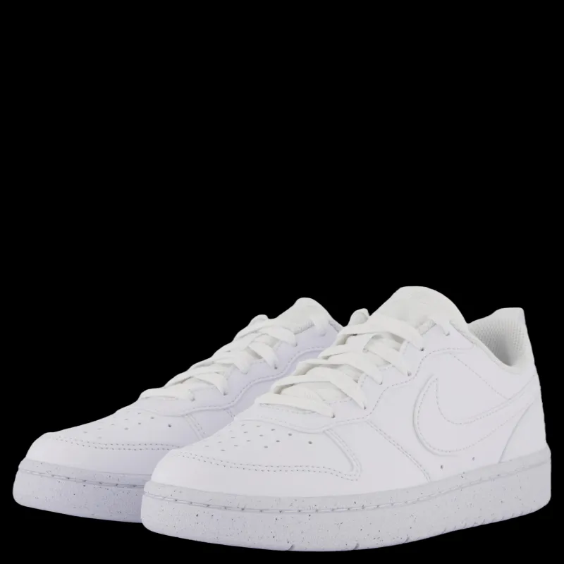 Nike Court Borough Low Recraft White/white-white Vit Best