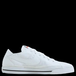Nike Court Legacy Canvas Men's White/white-black Vit Sale