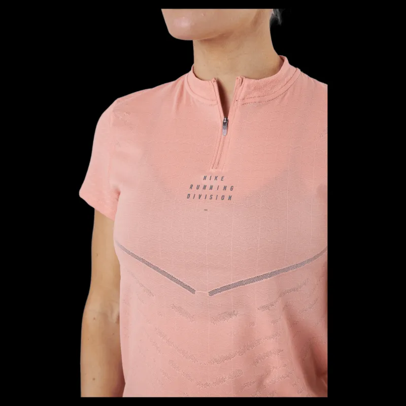 Nike Dri-fit Adv Run Division Lt Madder Root/black Rosa