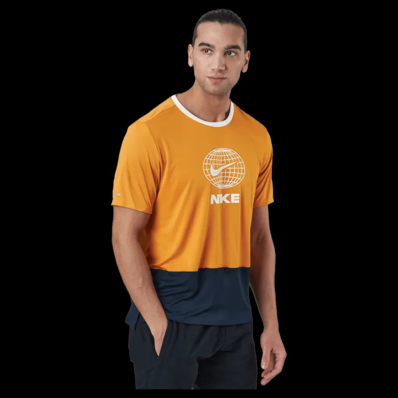 Nike Dri-fit Heritage Men's Sh Light Curry/dark Obsidian/sail Gul
