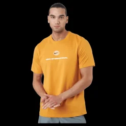 New Nike Dri-fit Heritage Running Light Curry Gul