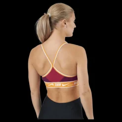 Nike Dri-fit Indy Women's Ligh Sangria/light Curry/white Lila New