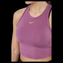 Nike Dri-fit One Luxe Women's Light Bordeaux/metallic Gold Lila Clearance
